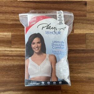 Playtex 18 HOUR® Ultimate Shoulder Comfort bra. SIZE 44 C. NEW
